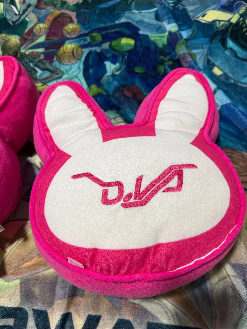 Overwatch D.Va Bunny Pink Decorative Throw Pillow - Set of 2